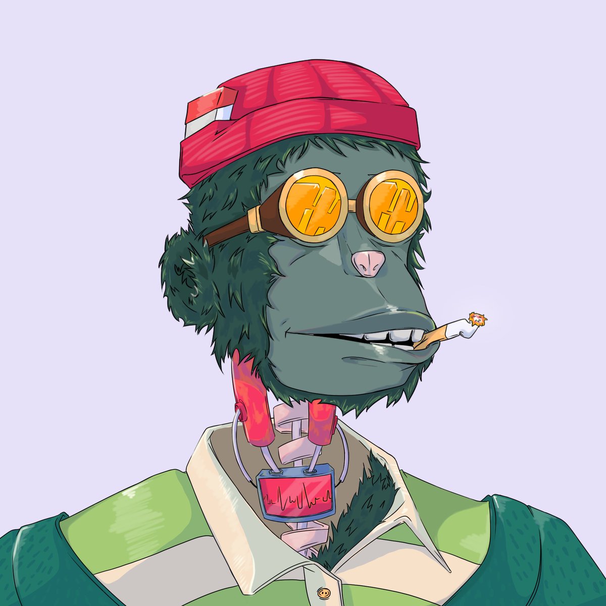 hanrouss_art's tweet photo. Commissioned fan art of @y00tsNFT in da house ❤️‍🔥
#nftart #fanart #y00ts https://t.co/iRScVbOKnQ