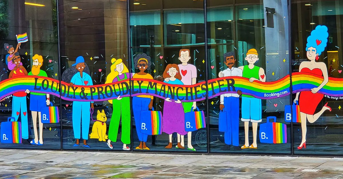 Topcat1701's tweet photo. Manchester City Centre all ready for a busy and colourful Pride Weekend. @CityCo #Pride2022 #PRIDE #mobilephotography #pridecolours #ManchesterPride #prideweekend #colours #umbrella @MENnewsdesk @BBCNWT https://t.co/vBtYBRiYif
