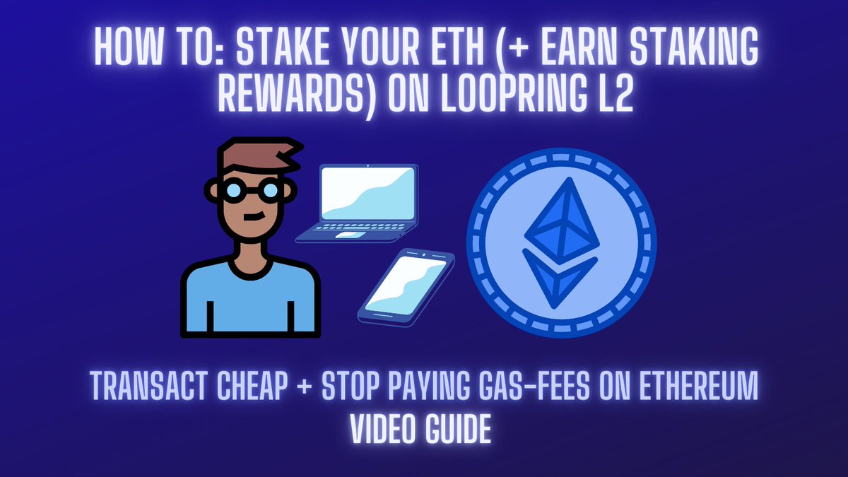 loopringorg's tweet photo. Did you know you can now stake your #Ethereum directly on Loopring L2 - without the gas fees of L1?💫

Learn how + start earning staking rewards on our web app or mobile apps with our full video guide here👇

➡️https://t.co/5WaPEF0Y38 https://t.co/ZlGY8HpIiC