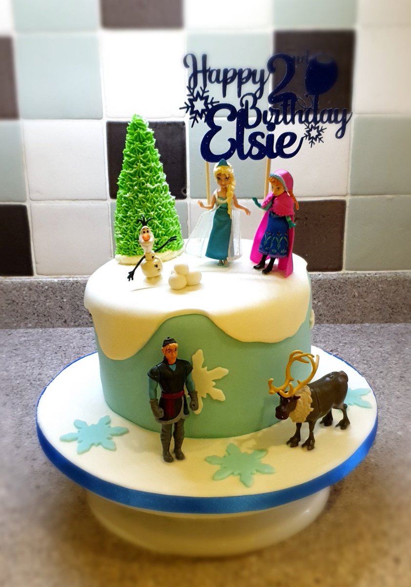 AlexExile10's tweet photo. I wanted to keep this cake, but they needed it for their daughter, so I had to Let it go..... 🎶🎶

#ChocolateSponge
#ChocolateButtercream
#Frozen #PlasticFigures https://t.co/8KhZYuw1U3