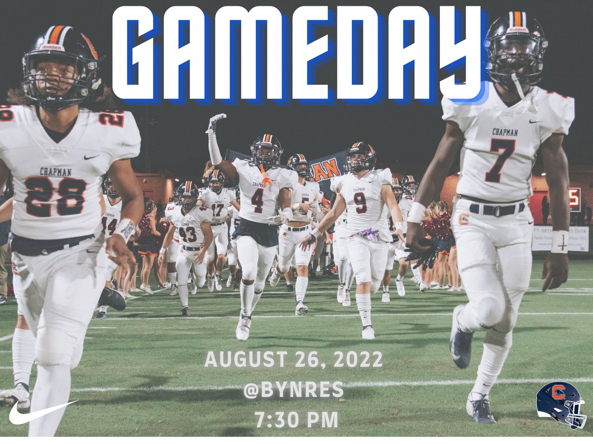 CHSPanthersFB's tweet photo. 🏈🏈��Officially Week 1!!!🏈🏈🏈
🆚@ByrnesFootball 
🕢7:30
📍@JFBHSRebels 

 @spartanburgone @Chapman_High @AndrewCMcMillan @CHS_AthlDept https://t.co/KgwnWUvfyd