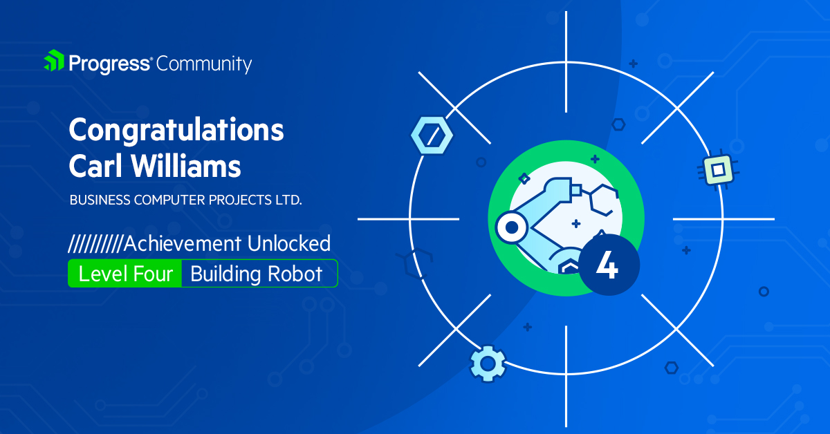 _OpenEdge_'s tweet photo. Congratulations to Julian Lyndon-Smith, Carl Williams and Klaus de Vries for making it up to Level 4 in the Progress Community!
Join the Progress Community Today!
https://t.co/JFtimSLfXP
#Progress #OpenEdge #ProgressUC https://t.co/Ll0Pin4co7