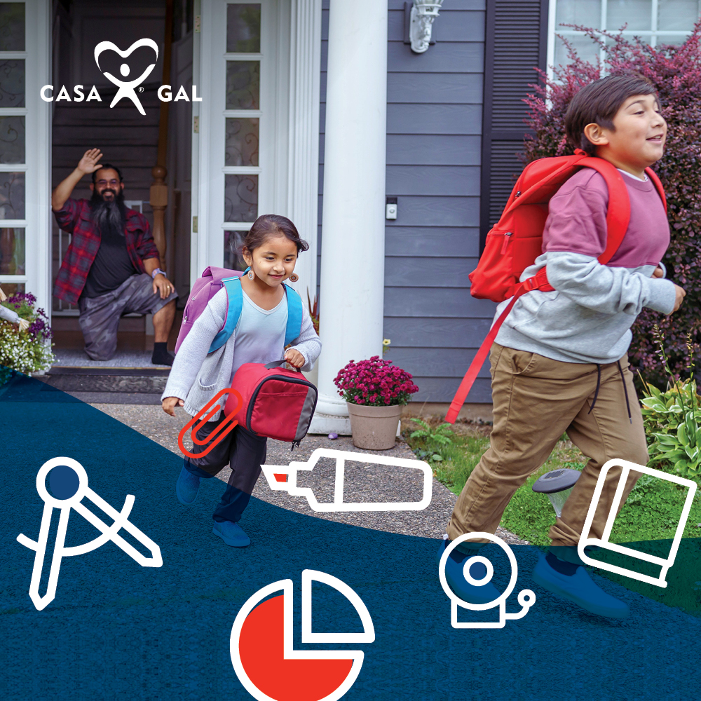 Children &amp; youth in foster care need ongoing support &amp; supplies for a successful school year. CASA/GAL programs can assist with connecting families to resources such as classroom essentials, backpacks &amp; food programs, so children &amp; youth feel prepared for school. #BackToSchool ✏️