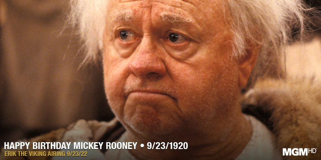 Remembering the legendary #MickeyRooney on his birthday. #BOTD #Libra