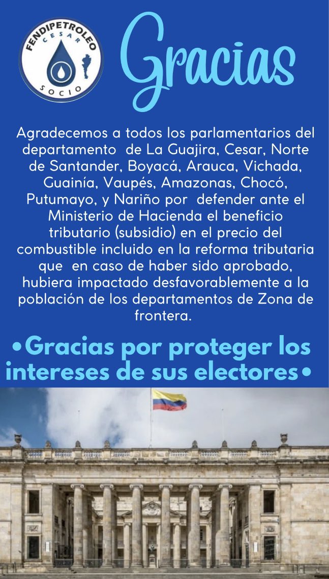 FendiCesar1's tweet photo. Gracias! @CCongresoCol @Fendipetroleo https://t.co/vzAqOxuR4k