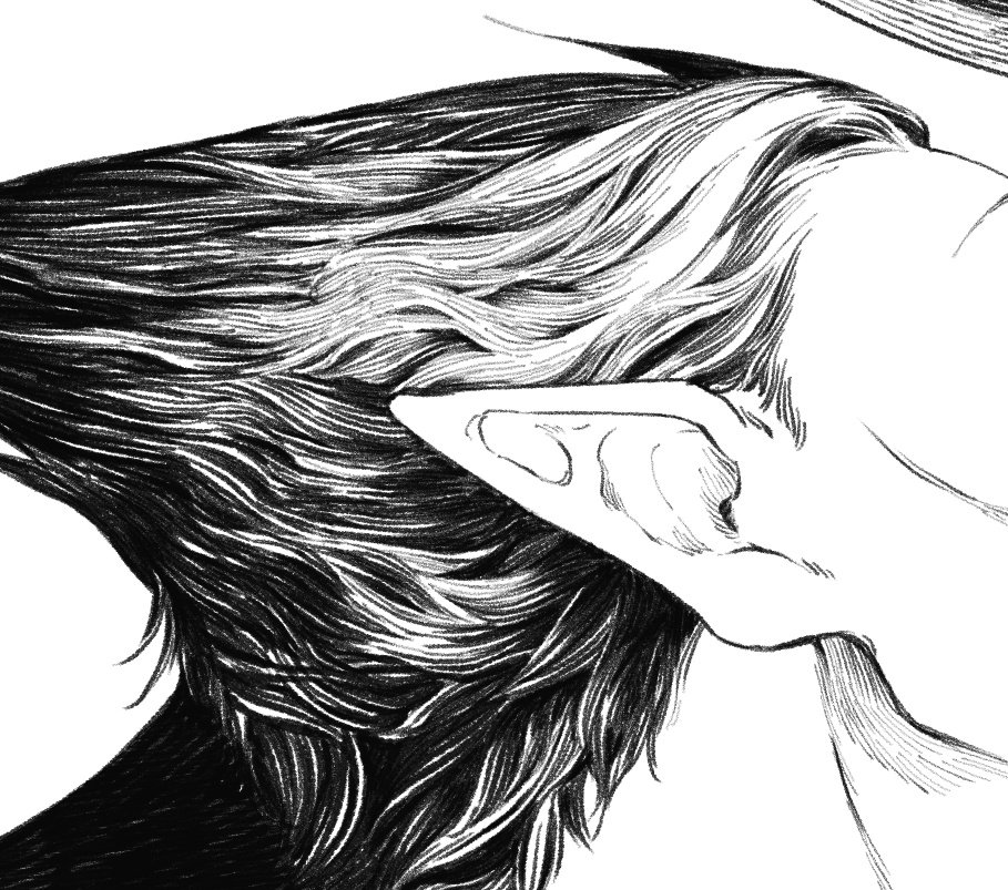 「最近はどらちゃの髪の毛書き込むの好きですね 」|k(ry@けいのイラスト