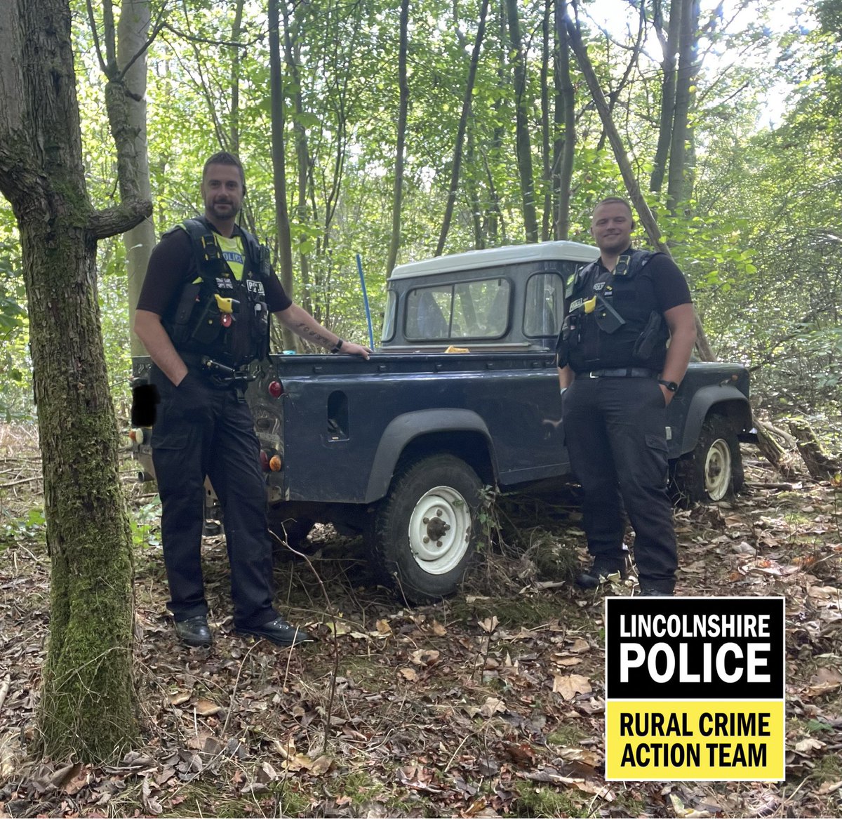 LincsRuralCrime's tweet photo. RCAT officers recovered this Land Rover Defender today following its theft yesterday. A reminder to all owners of these vehicle that they are targeted by criminals. Always consider getting a tracker as well as other deterrents ๐จ๐
@DatatagID #RCAT #RuralCrime https://t.co/rYTz0B9wdb