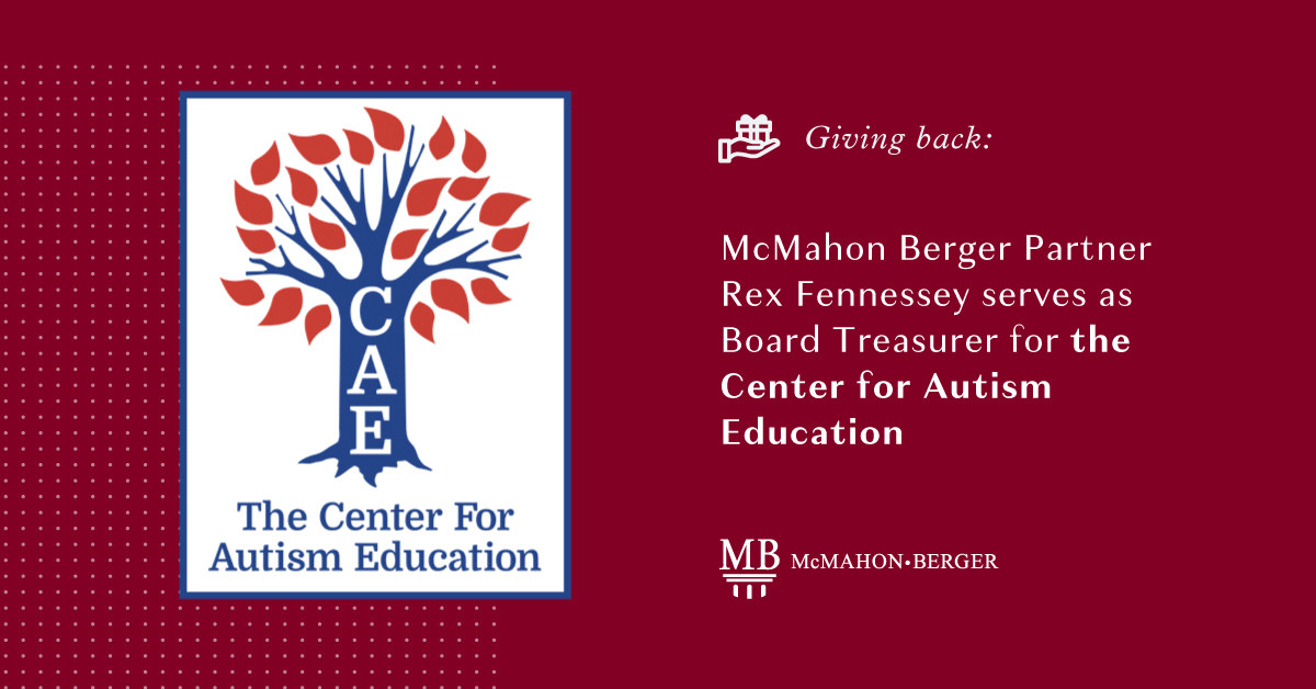 The Center provides essential resources for people living with autism and other developmental disabilities. McMahon Berger thanks Rex for supporting this organization and the valuable work they do in our community: ecs.page.link/TdNfK