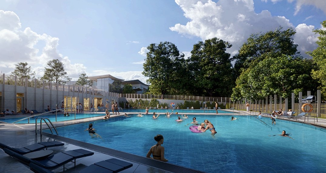 iamkennethchan's tweet photo. City of Vancouver is finally building a major new community &amp; recreation centre. The largest since Hillcrest in 2009.

The new Marpole Community Centre could be ready by 2025, including a big outdoor aquatic centre. This is the design. #vanpoli #vanre 1/3

https://t.co/8FFBCWvAW7 https://t.co/qIV1tRX55e