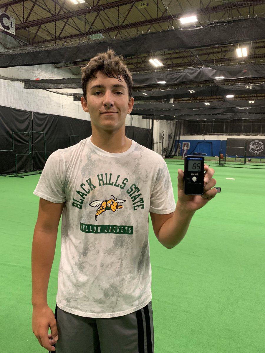 Sick day for 2024 RHP Will Cacciatore of Austin Prep On 8.17, Will & I had our 1st session & baseline together. That day, he was 78.3mph on the FB maxing at 81mph with 1850rpm avg Today on 8.26, Will sat 82mph on the FB maxing at 85.1mph with 1950rpm @WillCacciatore ⛽️🙊