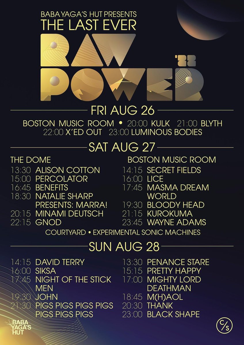 humanworthmusic's tweet photo. TONIGHT!!! The LAST EVER @rawpowerfest kicks-off with this insanely hefty lineup, featuring our fellas #XedOut alongside a heap of HW friends & faves 🙌🖤🔥 We’ll have a stall setup upstairs throughout the weekend with a bunch of new releases & special discounts, so do say hi! x https://t.co/xwnicsMpNM