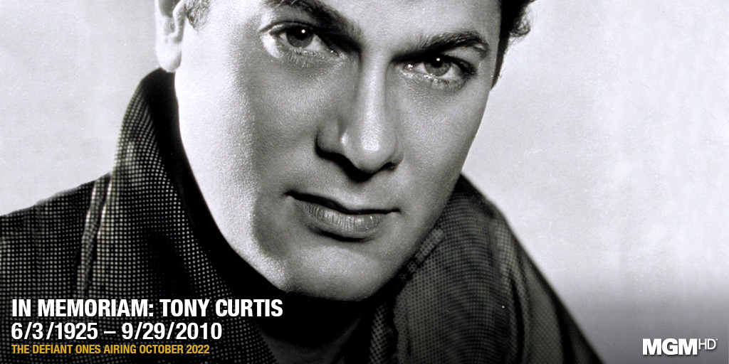 Remembering #TonyCurtis who passed away on this day in 2010. #RIP
