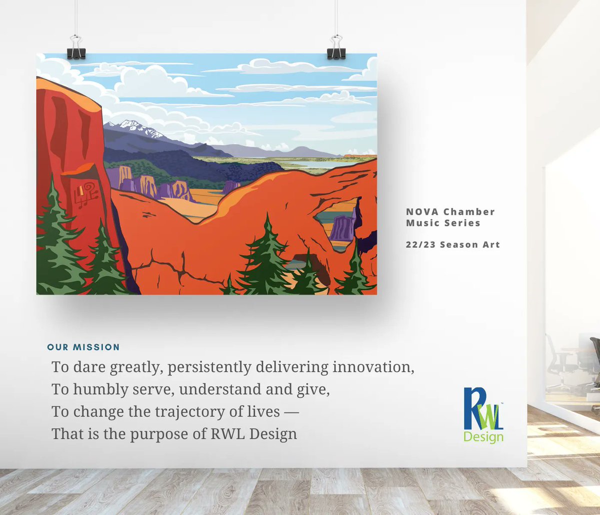 We enjoyed collaborating with <a href="/NOVA_SLC/">NOVA Chamber Music</a> to create their Season 22/23 art. They have fantastic concerts starting next month in Salt Lake City. See their schedule at bit.ly/3AMKTmf