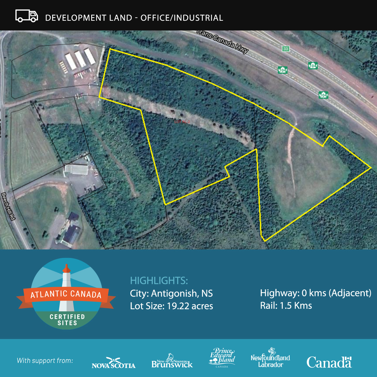 NEW certified site alert! Atlantic Canada Certified Sites would like to introduce the latest property to be certified as development-ready, having met the key site selection criteria. Check out this site today: atlanticcanadacertifiedsites.com/site/?site_id=…