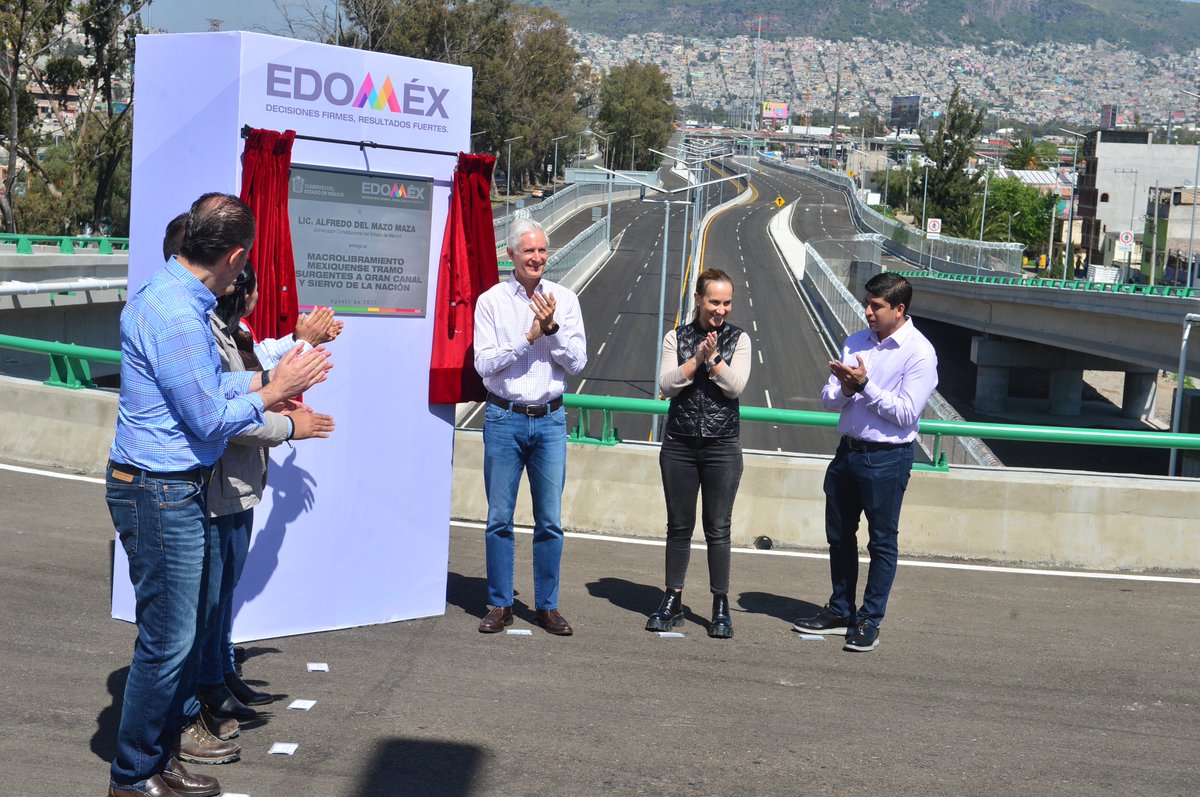 Inauguramos el Tramo Insurgentes a Gran Canal y Siervo de la Nación del Macrolibramiento Mexiquense, una importante obra que agilizará los traslados en el Valle de México.