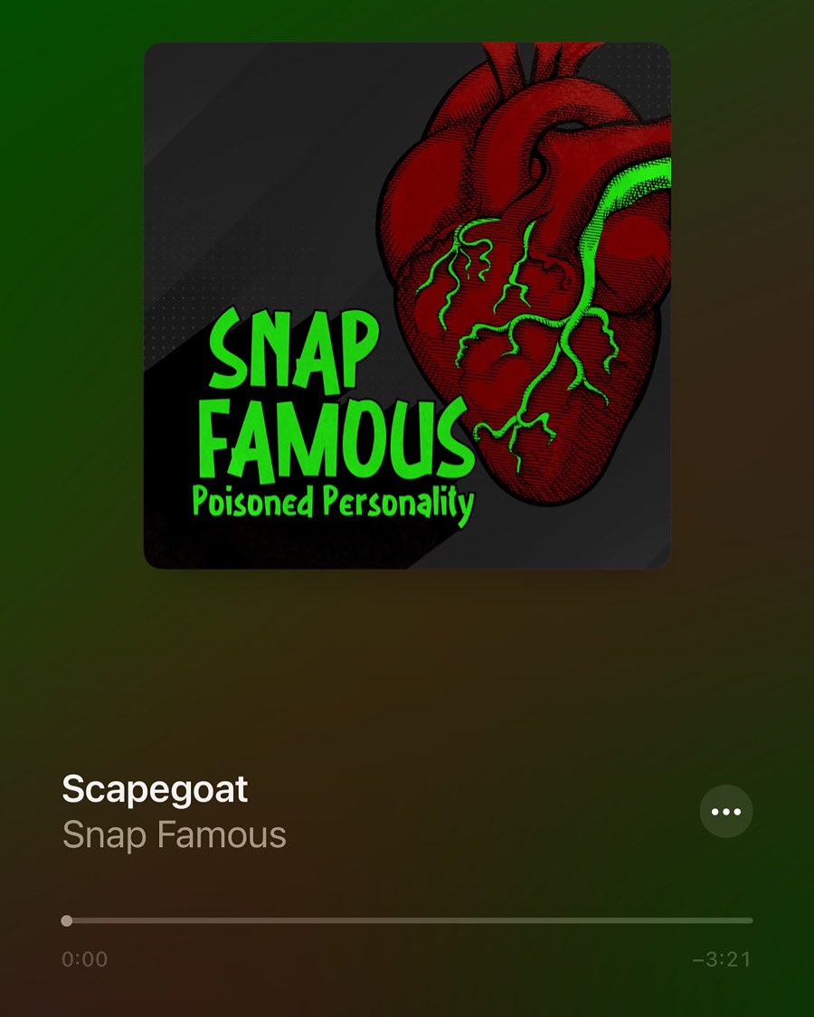 JoeyHockey21's tweet photo. Happy to announce the release of my new song “Scapegoat!” Check it out! Available on all digital platforms! #snapfamous #newmusic #music #newrelease #song #single #letsgo https://t.co/BKkzpGnw2U