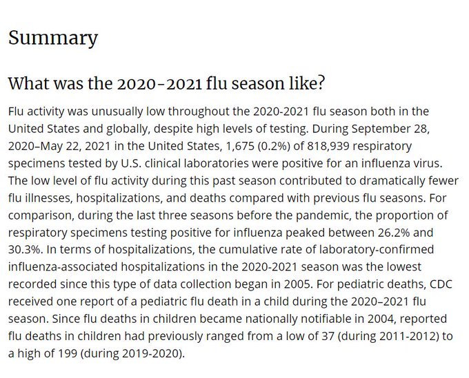 If you can't read well or have comprehension problems, find someone to read it and explain it, it's that<a href="/tag/flu"class="tags"><span>#flu</span></a><a href="/tag/covidlies"class="tags"><span>#covidlies</span></a><a href="/tag/faucicrimes"class="tags"><span>#faucicrimes</span></a><a href="/tag/pharmaculpa"class="tags"><span>#pharmaculpa</span></a>