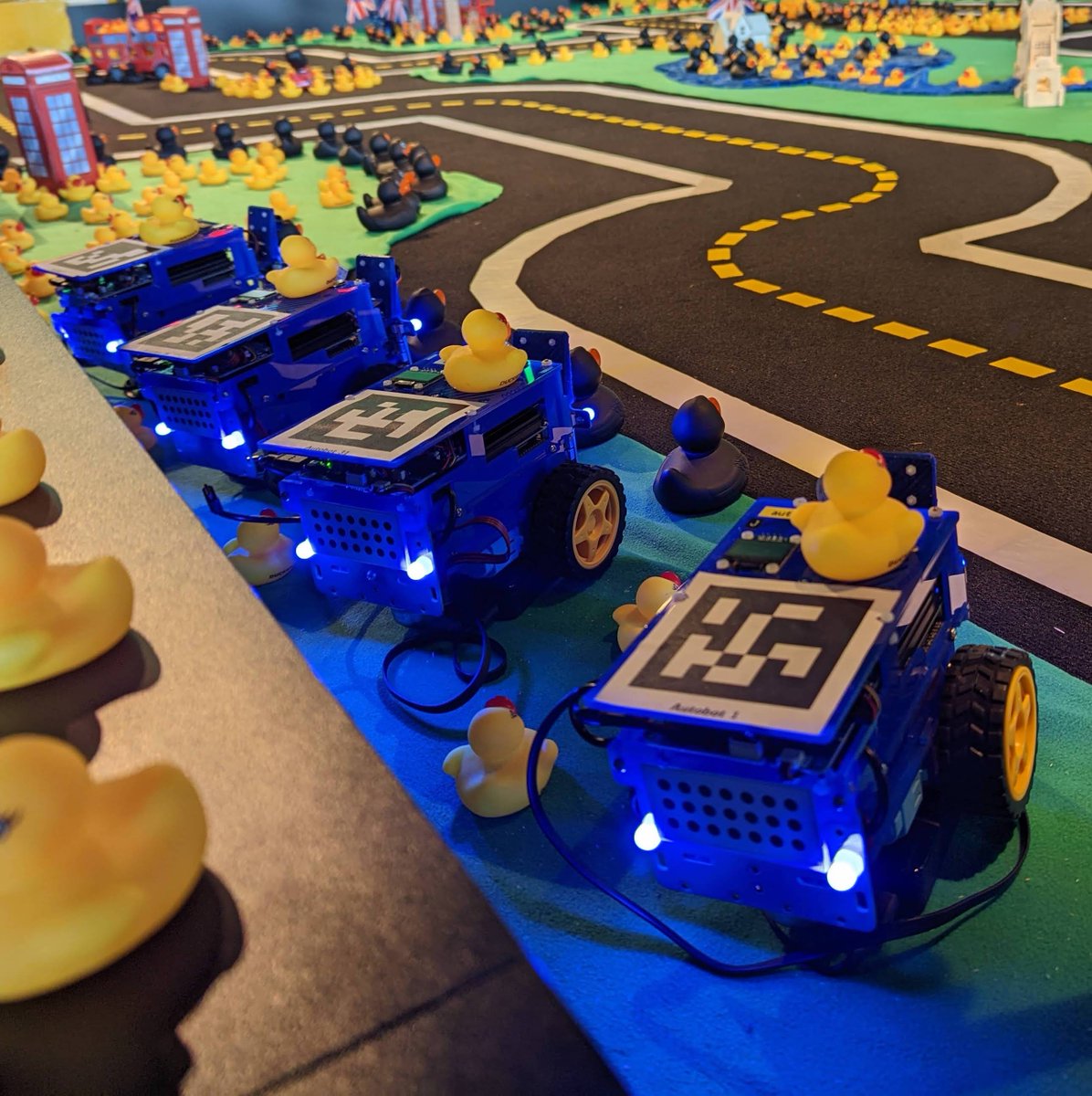DuckietownAI's tweet photo. Memory helps #robots juggle more data and deploy smarter algorithms. Did you know that Duckiebots now support Jetson Nanos 4GB, in addition to the 2GB model, to provide even more versatility in learning experiences?
Check it out here: https://t.co/aku5k0jafn
#LearningAutonomy https://t.co/P0Yee9NFgr