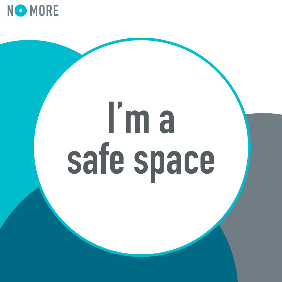 Reach out and let others know you are someone a survivor can turn to if they are experiencing abuse.

Retweet to let people know you are a safe space for survivors of domestic and sexual violence. #NOMORE