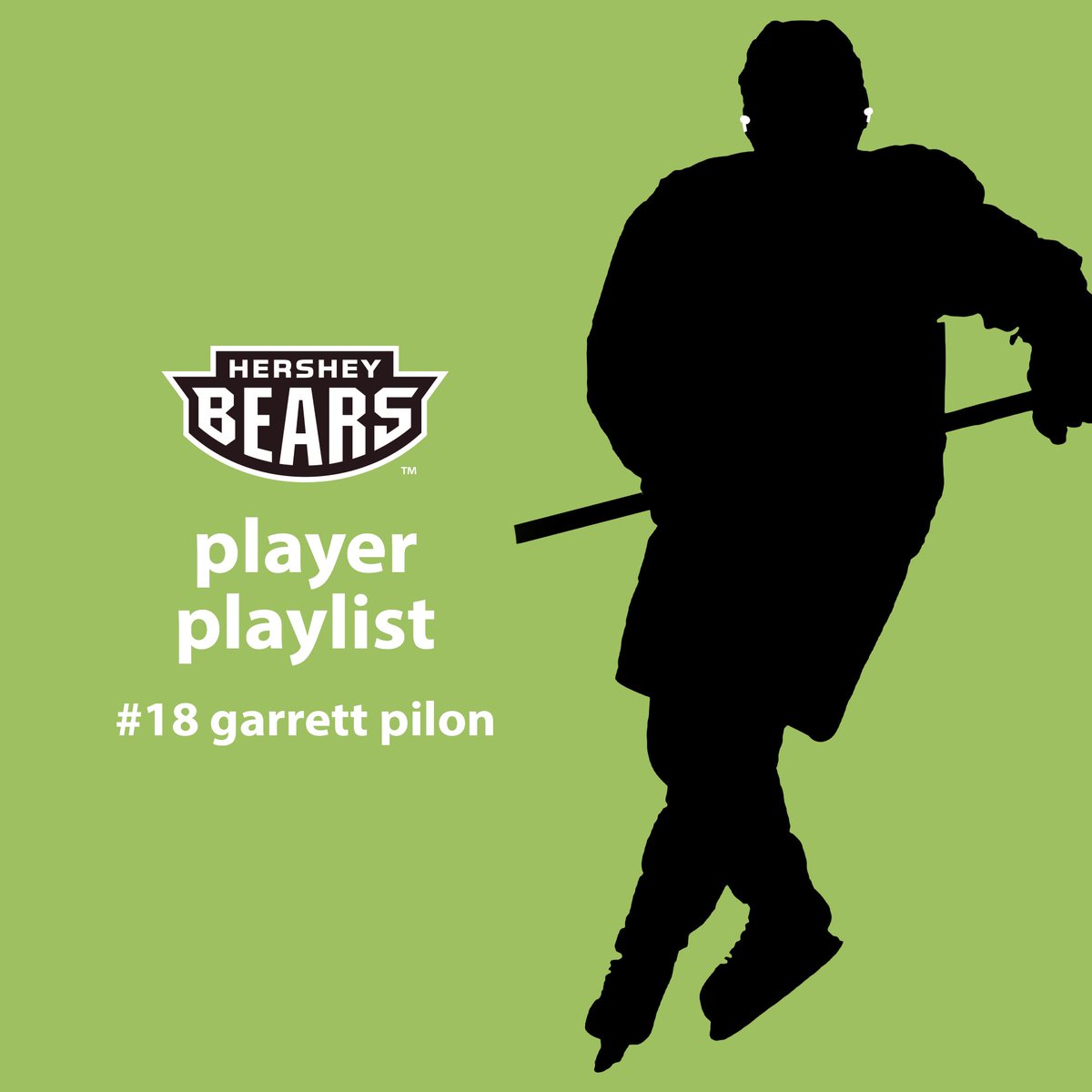 TheHersheyBears's tweet photo. "Hey Siri, play 'The Last Saskatchewan Pirate' from Garrett Pilon's Player Playlist on Spotify." 

Listen to that and more of @gpilon41's favorite songs as he curates this week's Player Playlist!

🎧 STREAM NOW: https://t.co/RE1YEB1gOH https://t.co/ogeGnfgYEr