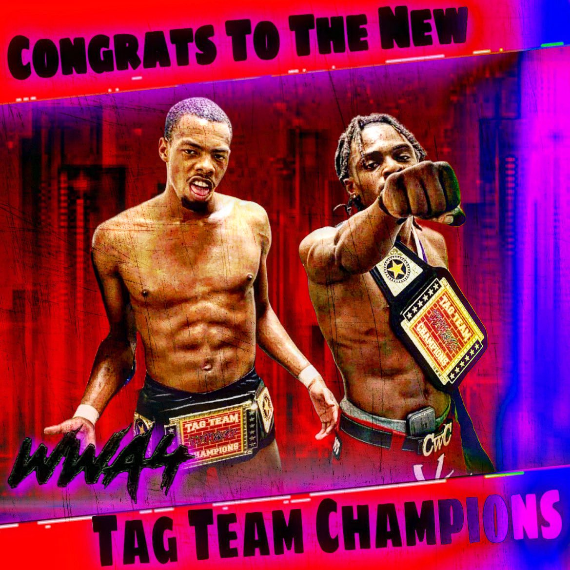 WWA4ATL's tweet photo. CONGRATS TO THE NEW #WWA4 TAG TEAM CHAMPIONS‼️‼️‼️ #MRDANGER X @theLarryLazard ‼️‼️‼️
#andnew #tagteam #champions #atl #training #prowrestling #mrdanger #larrylazard https://t.co/rH3clbIneD