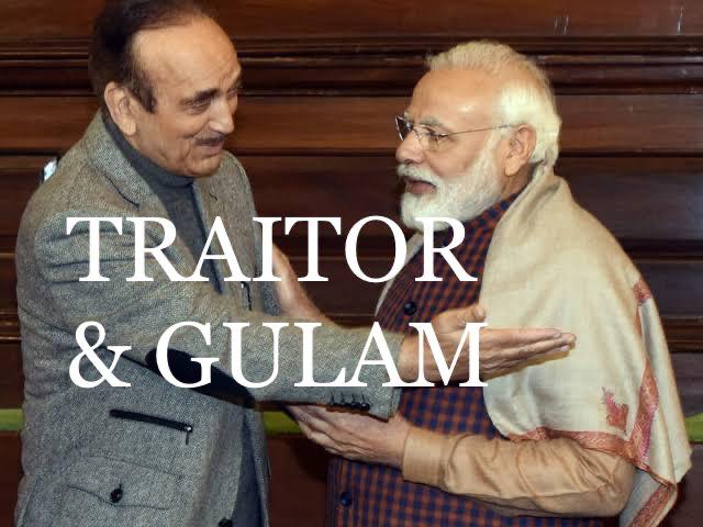 Give a Caption below.. 👇👇👇✍️✍️✍️ Traitor ❤️ Gulam #GulamNabiAzad #GulamNabi