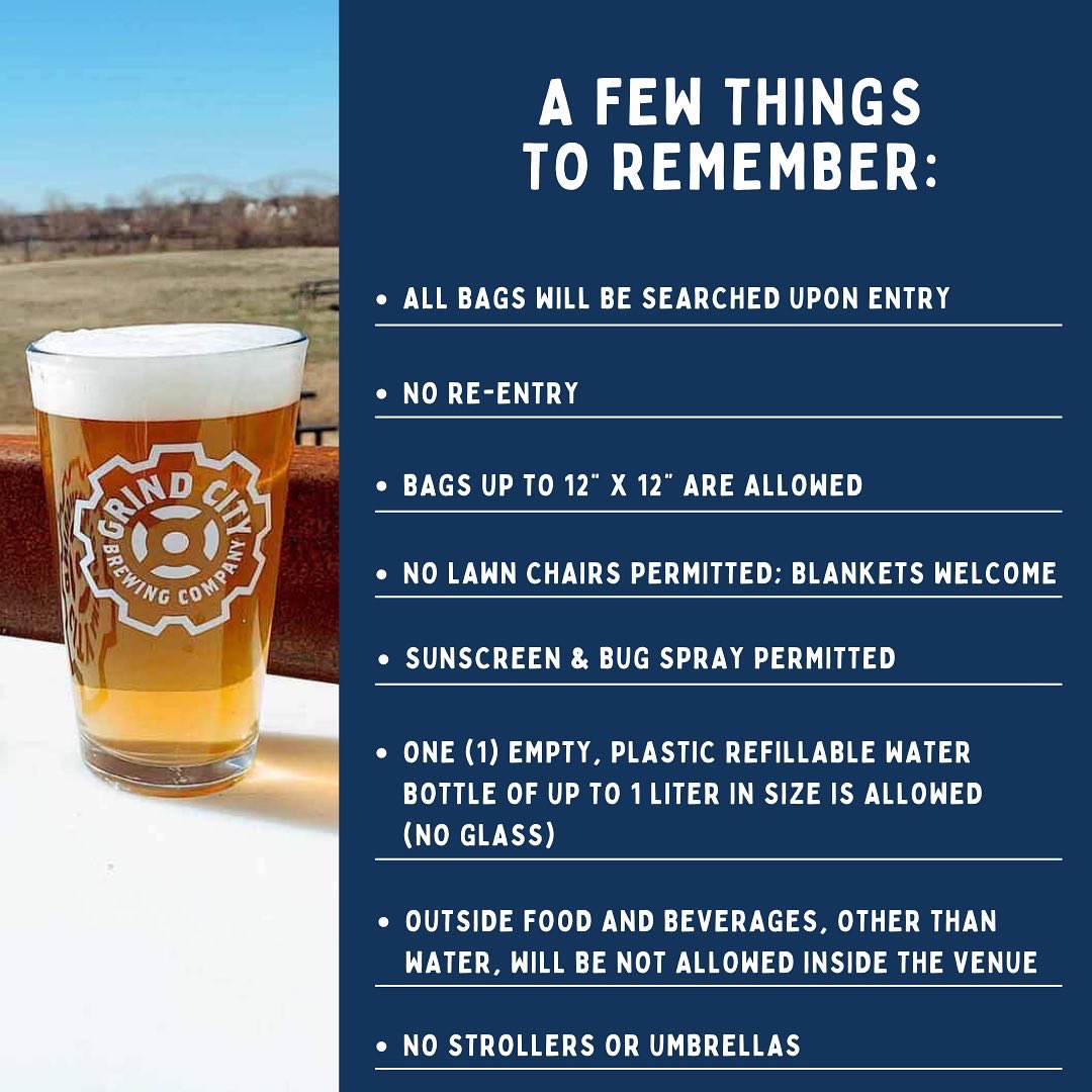 grindcityfest's tweet photo. KNOW BEFORE YOU GO: Just a few notes to help you prepare for #GCF2022! We can’t believe it’s finally here and we are stoked to see you all for some #bluesbrewsandbluegrass 🎶🎷🪕

#grindcityfest #GrindCityBrewery #bluesandbrews #choose901 #ilovememphis #musicfestival #countown https://t.co/rZMHGcCma8