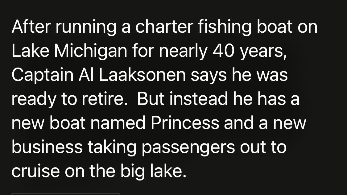pmdawson's tweet photo. Princess of Manistee https://t.co/URA0vEzFoo via @YouTube https://t.co/s0BNRzrexw
