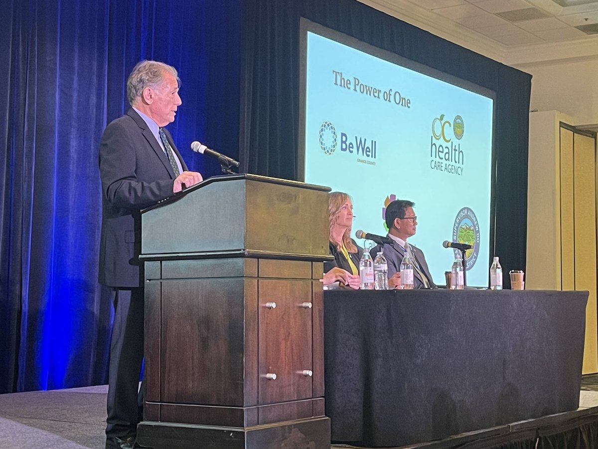 StevenJKite's tweet photo. Excited to hear from @DrVeronicaKell1 @NAMIOC @ochealth @CalOptima and @joinandrewdo as they share about the amazing work we can do when systems work together for the benefit of us all. #namiconca https://t.co/wOxNaPsfWx