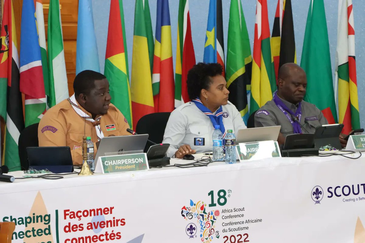 CommanderEdgar's tweet photo. Chairing the 18th Africa Scouts Conference bringing together 38 Countries from the entire continent making important decisions that will shape the future of Scouting in  Africa region. #ScoutConference #ScoutandProud @worldscouting  @kisiuniofficial @ScoutingAfrica @KenyaScouts https://t.co/T4IwJUIWxD
