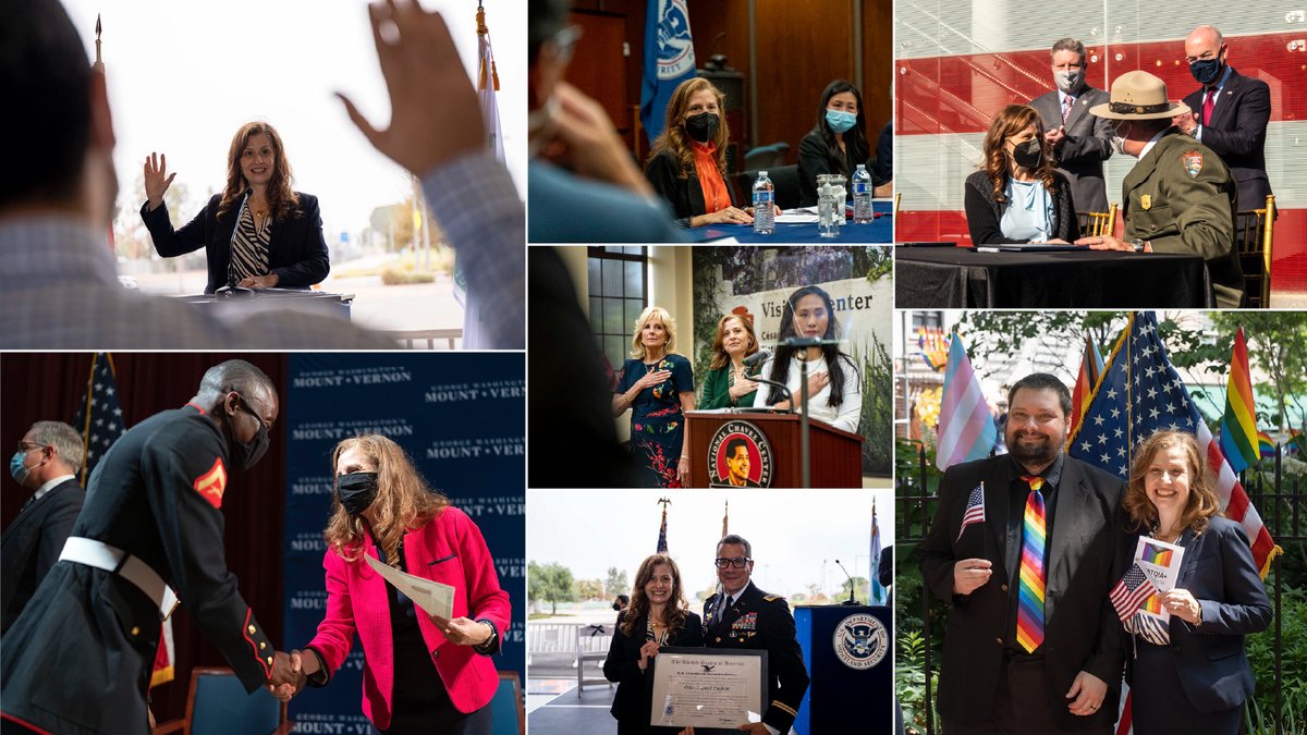 This #WomensEqualityDay, we recognize <a href="/USCISDirector/">USCIS Director</a> Ur M. Jaddou. For the past year, she has been helping <a href="/USCIS/">USCIS</a> uphold America's promise as a nation of welcome. We thank her for her leadership and service!