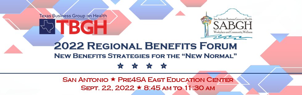 DFWBGH's tweet photo. .@TXBGH is hosting its 2022 #Regional Benefits #Forum: New #Benefits Strategies for the New Normal #Sept22 | 8:45am – 11:30am CT | #SanAntonio
#RegisterNow: https://t.co/2xFYROfcBB
✳️#Employer Members #Free: #DFWBGH #SABGH #SWBA #HBCH
#DigitalHealth #MentalHealth #CancerCare https://t.co/mhIbkf8kQv
