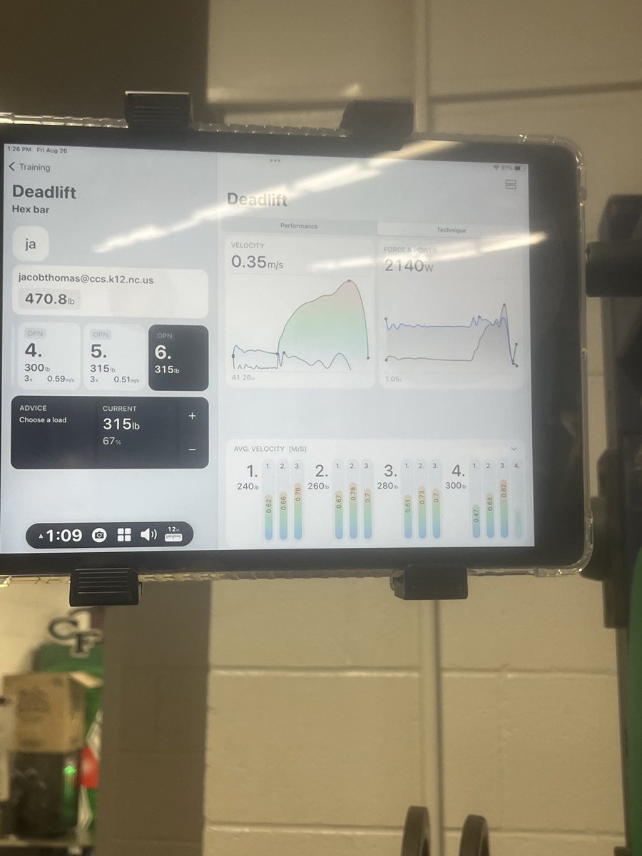 JakeThomas52's tweet photo. New toys to use in the Weightroom this year. Looking forward to healthier and more accountable athletes this year! #dashr #freelap #vmaxpro https://t.co/ghjanXYW0Q