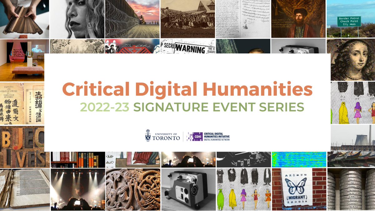 Join us this fall for a new lineup of CDHI’s signature events! Register for #DigitalHumanities workshops with #UofT experts, drop-in sessions, themed lightning lunches, and, of course, our Visiting Speaker Series.  

See what’s coming up next at bit.ly/CDHI-Events.