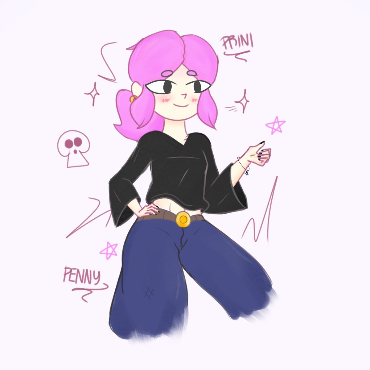 prinichan's tweet photo. Penny classic, но не совсем😼💜
получилось очень даже миленько🤩💜 #BrawlStarsArt #brawlstarsnsfw #brawlstarspenny https://t.co/r206j23K2N