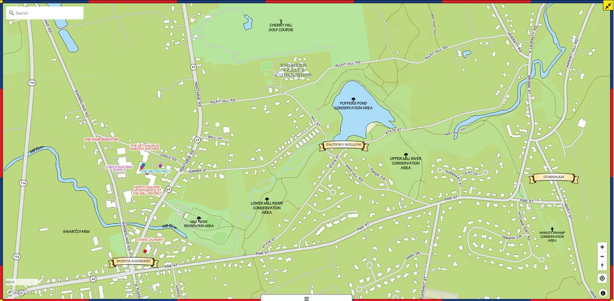 AmherstAreaCC's tweet photo. 🗺️Did you know you can explore the interactive Valley @DiscoveryMap online? Check it out! Here's a view of #NorthAmherst and #Cushman. https://t.co/0ujnKDccb0 #VisitMA #MyLocalMA #LoveMyLocalMA https://t.co/NOTDZL3d70