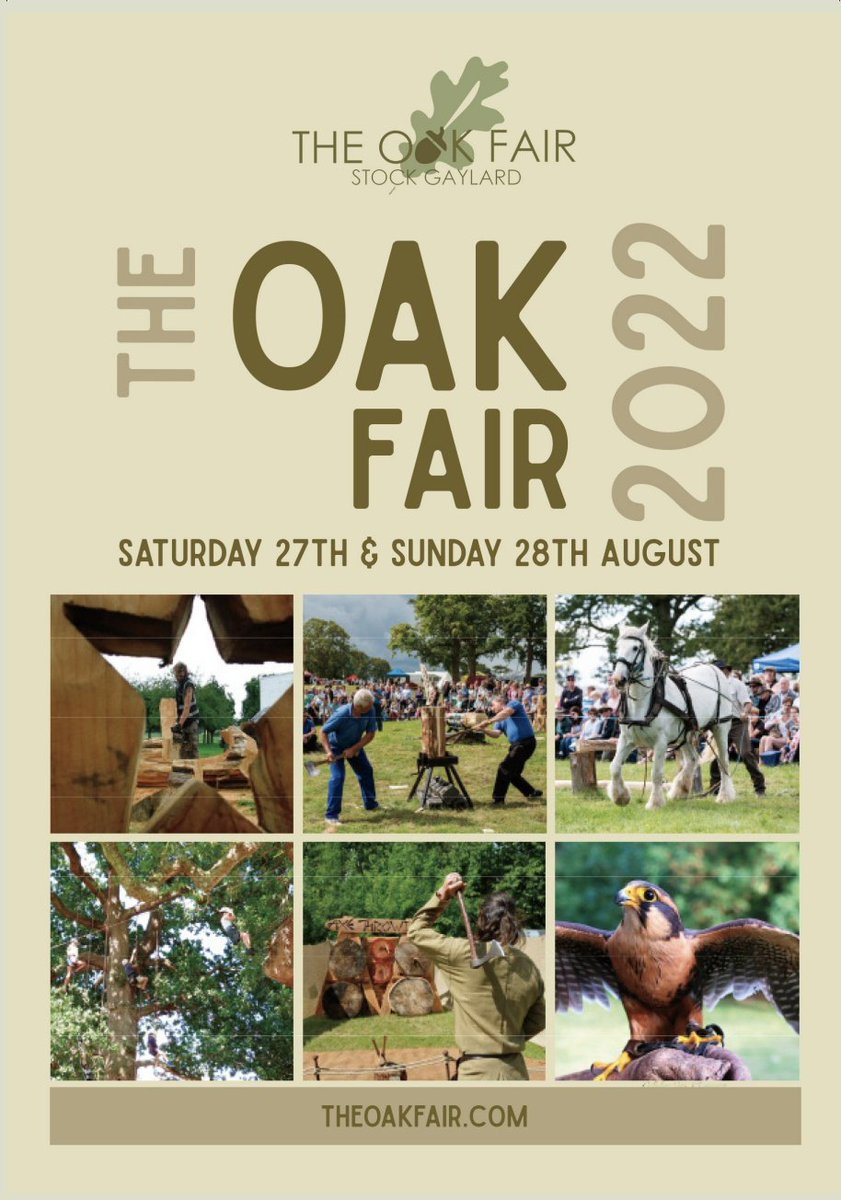 TreesforDorset's tweet photo. The Oak Fair at Stock Gaylard is this weekend, Saturday 27th &amp; Sunday 28th. A great celebration of trees and all things they do for us, see: https://t.co/tH2mG82Yq1
@GreenDorset @DorsetCPRE @sherbornetimes @DorsetAONB @ShaftTreeFest https://t.co/9Q7aVrWj8k