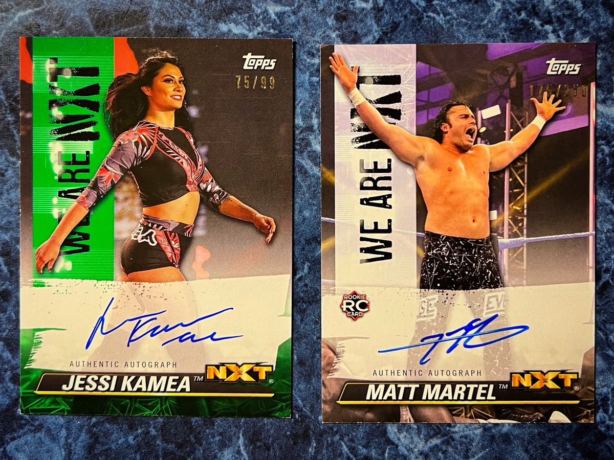 DJClickNPlay's tweet photo. Almost every #ThursdayNight I go #LiveOnInstagram to break #BlasterBoxes of #WWETopps cards!
Here are some of the #Autographs we have pulled since I’ve started this fun little experience
Congrats to all the winners of these!
Listen to @CardFoundPod for all the latest news https://t.co/unWn1h734W
