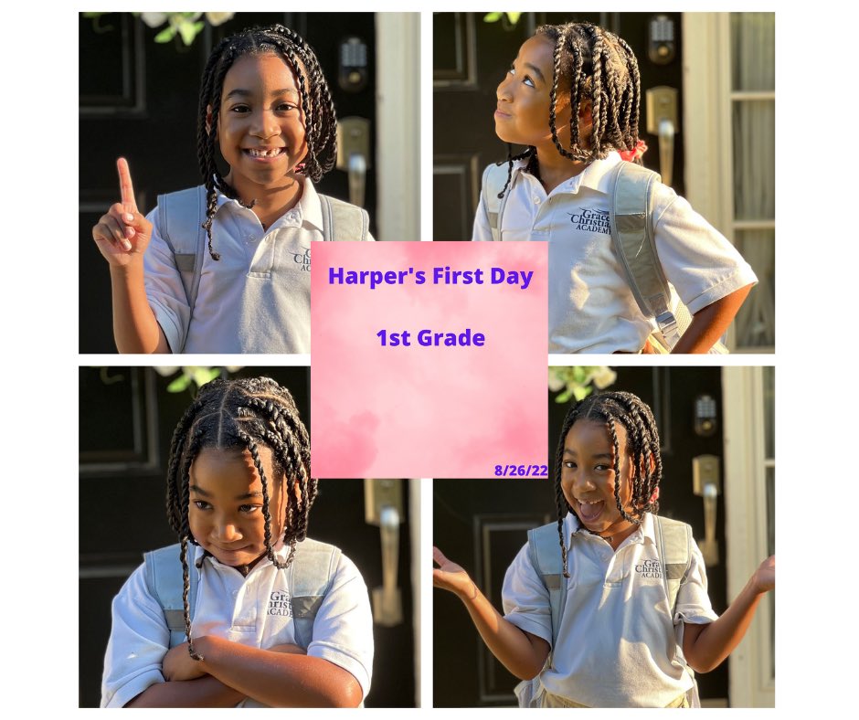 Inanetpreacher's tweet image. My baby is growing up too fast!!! #girldad #slowdown #firstgrader