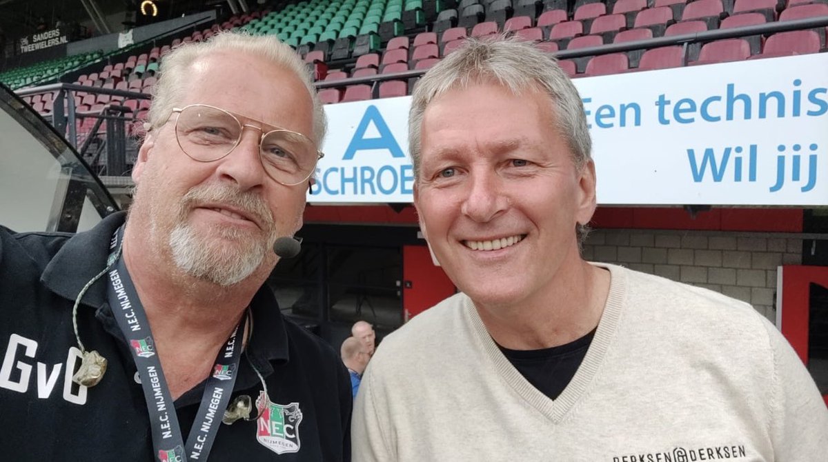 Boost_Eleven's tweet photo. BOOST ELEVEN
@gerryvancampen speaker van dienst bij @necnijmegen en #FrankWormuth trainer van @fcgroningen samen in het #GoffertStadion.
#BoostEleven is goed vertegenwoordigd!
Succes mannen ๐ https://t.co/PgjldrOQ0I