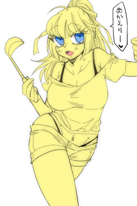 一日一枚。ポニテのお姉さん。 