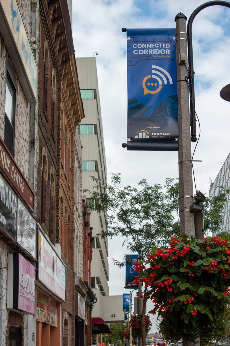 Oshawa's Connected Corridor is here!

For a limited time, we've lit up parts of <a href="/OshawaDowntown/">Downtown Oshawa</a> with free, on-street WiFi to help keep residents, visitors, and downtown businesses connected 📲 #ConnectedOshawa
