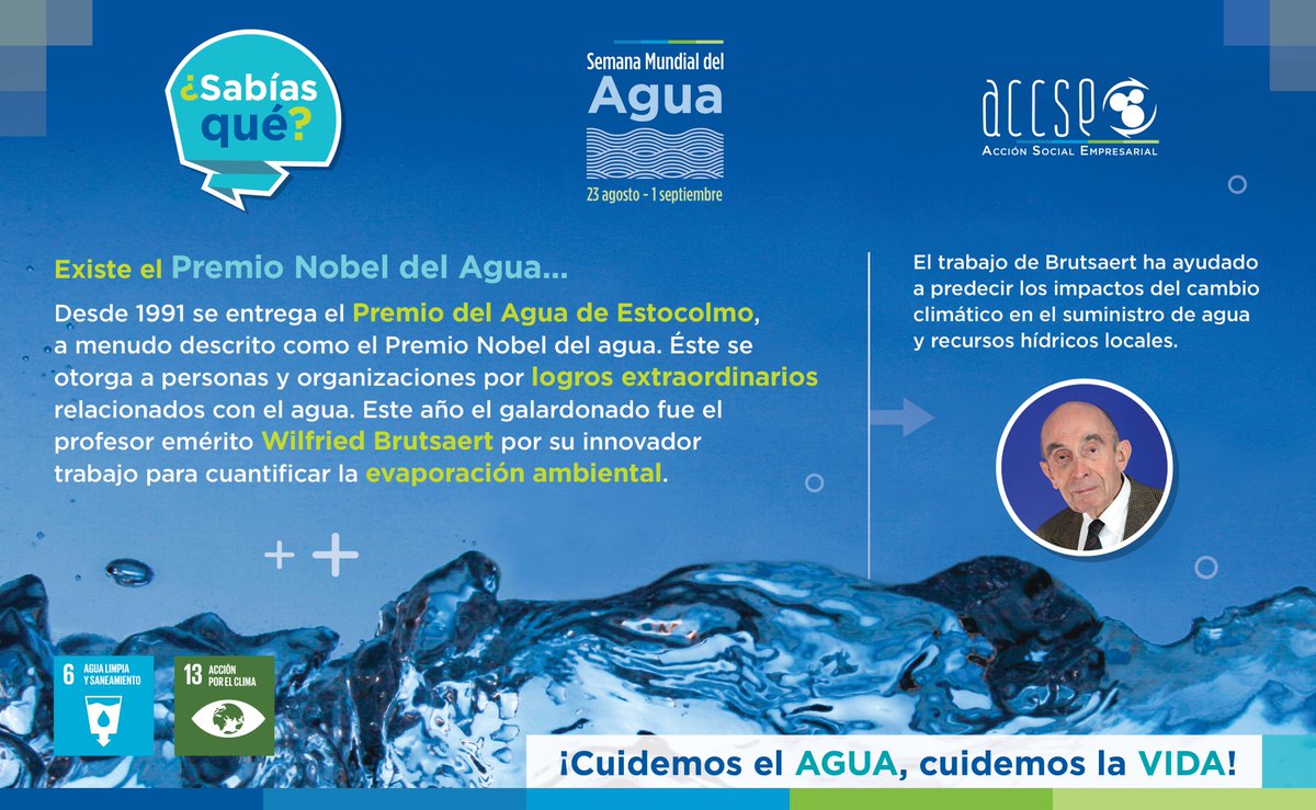 #SemanaMundialdelAgua 
¡Cuidemos el agua, cuidemos la vida!
💧🌎🤲
#AccseMedioAmbiente #MedioAmbiente #CuidemosElAgua #HaciendoVisibleLoInvisible #RSE #ESR #ESG #GeneraciónRestauración #ODS6 #ODS2030 #PactoMundial #Agenda2030 #SinAguaNoHayVida #CadaGotaCuenta #WorldWaterWeek