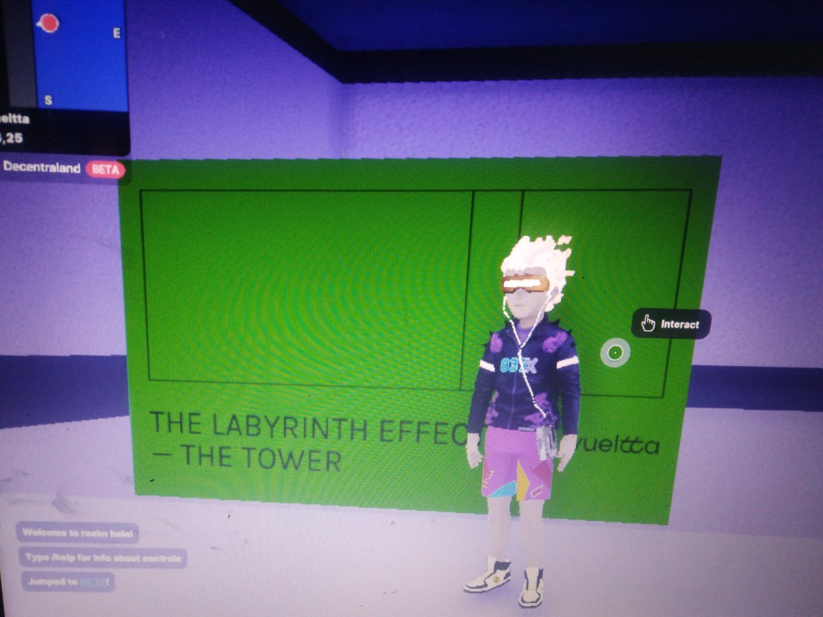 <a href="/vueltta/">Vueltta</a> <a href="/_indievillage/">Indie Village</a> #metaverseartweek #decentraland