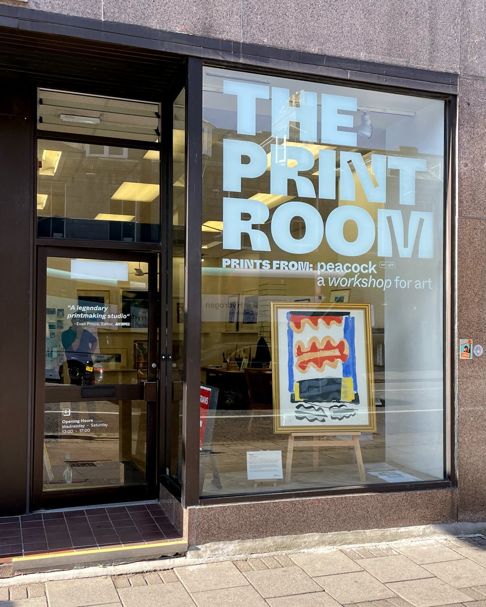 peacock_theworm's tweet photo. 🔸The Print Room is open!
 
You may have seen some activity bustle quietly behind a window in one of Union Street’s formerly empty units. We are excited to launch the Print Room, a gallery space dedicated to prints from Peacock’s collection and work realised in the studio.

🧵1/3 https://t.co/crH1Bd1acQ