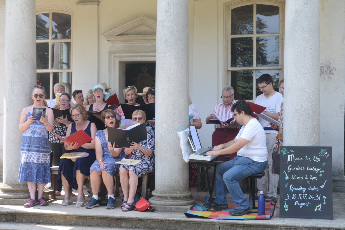 LizMalone's tweet photo. Looking forward to being back @OsterleyNT with @HLOMusicalCo tomorrow.  We’ll be warbling at 12:30 and 13:45 in the Courtyard this time.  #OsterleyPark #HLOMusicalCo #SingingIsGoodForYou https://t.co/mKHlOPtOuO