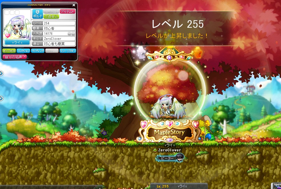 _vraix's tweet photo. 冒険者0次 初心者職 レベル255になりました。

#メイプルストーリー https://t.co/NmT1YtAS29