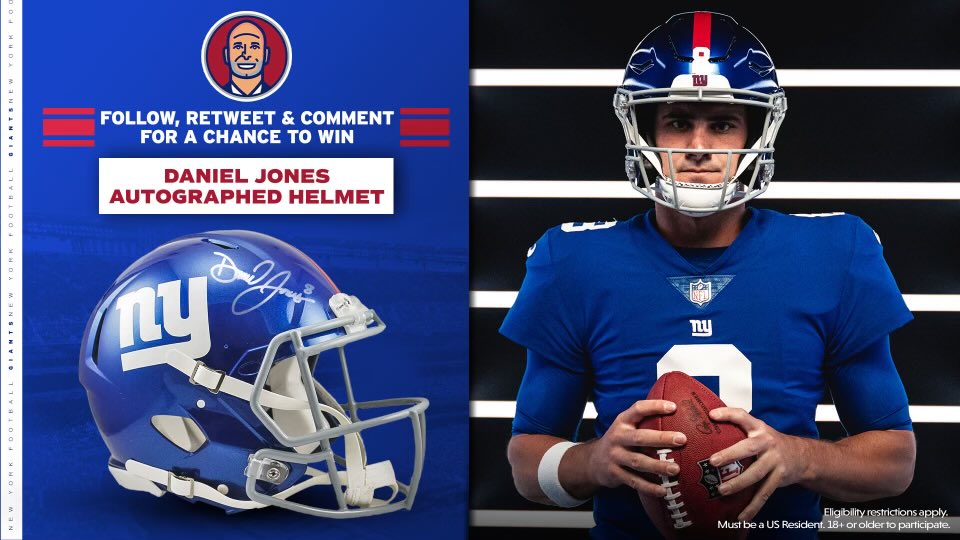 PeteGuelli's tweet photo. The way ⁦@Daniel_Jones10⁩ was slinging it yesterday I thought this would be timely! ⁦@Giants⁩ fans already know how to qualify. #FanFriday #TogetherBlue https://t.co/E2F4lWYA2g