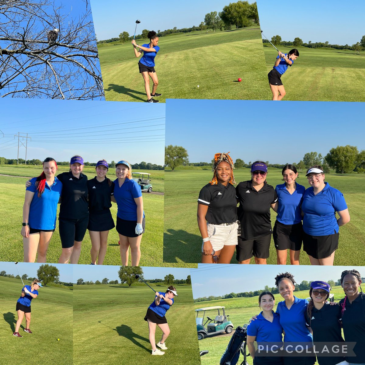 Northmen_Golf's tweet photo. A wonderful surprise to get paired with @NKCHornetsGolf in today’s scramble tournament. @NKCSchools @Northmen_Cval @Northmen_OPHS @N2SportsNKCHS @N2SportsOakPark @NKCHSDrewWhite https://t.co/l18FuWzFXc