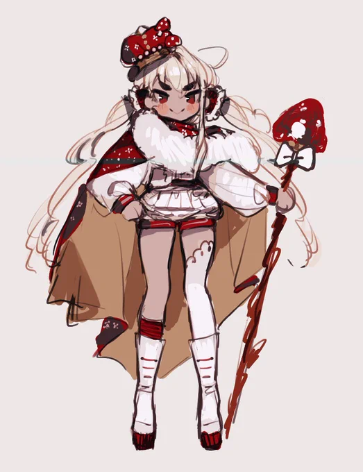 Putting this mushroom girlie up for adoption!! She's $150. DM if interested!! 